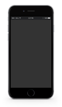 Dark iPhone showing Canvas mobile design